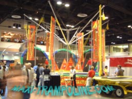BUNGEE TRAMPOLINE 6in1 Stationary by MAXI-TRAMPOLINE.com Leader in design and production of amusement sports attractions, recreation rides and Fun sport games like the BUNGEE TRAMPOLINE 6in1, bungy trampoline on trailer, 6in1 mobile SALTO Trampoline, stationary and mobile bungee trampoline in one ride, ELASTIC jump 6 ways, aerojump, 6in1 eurobungy trampolin on trailer, trailered CLIMBING walls, COMBO jumping and climbing wall 4 bays, Funball Shootair compressed air cannons ball, Playgrounds, Bobsleigh Roller Coaster, Rodeo mechanic bull and horse, Aero spaces bikes, bungy jumping, Sling Shot, aerotrim gyroscope, extreme Fun rides, foam air cannon ball game, inflatable thing, Leisure theme ATTRACTIONS and AMUSEMENT Parks CONSULTING… and more products and services - WEB SITE: www.maxi-trampoline.com - CONTACT EMAIL: infogames@maxi-trampoline.com