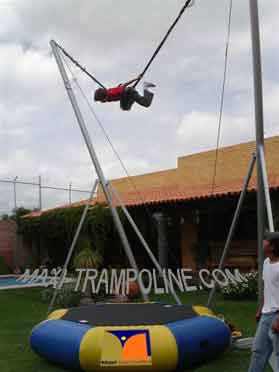MONO BUNGEE TRAMPOLINE 1in1 by MAXI-TRAMPOLINE.com Leader in design and production of amusement sports attractions, recreation rides and Fun sport games like the MONO BUNGEE TRAMPOLINE, mono bungy trampoline, 1-in-1 SALTO Trampolino, stationary and mobile bungee trampoline, ELASTIC jump 1 way, aerojump, 1in1 eurobungy trampolin, trailer CLIMBING walls, COMBO jumping and climbing wall 3 bays, Funball Shootair compressed air cannons ball, Playgrounds, Bobsleigh Roller Coaster, Rodeo mechanic bull and horse, Aero spaces bikes, bungy jumping, Sling Shot, gyroscope, extreme Fun rides, foam air cannon ball game, inflatable thing, Leisure theme ATTRACTIONS and AMUSEMENT Parks CONSULTING… and more products and services - WEB SITE: www.maxi-trampoline.com - CONTACT EMAIL: infogames@maxi-trampoline.com