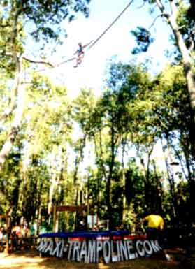 FOREST MAXI BUNGY TRAMPOLINE - MAXI BUNGEE TRAMPOLINE by MAXI-TRAMPOLINE.com Leader in design and production of amusement sports attractions, recreation rides and Fun sport games like the BUNGEE TRAMPOLINE, maxi-bungy trampoline, tree SALTO Trampoline, stationary and mobile bungee trampoline ELASTIC jump, aerojump, bungyattractions, bungy trampolin, trailer CLIMBING walls, COMBO jumping and climbing wall, Funball Shootair compressed air cannons ball, Play grounds, Bobsleigh Roller Coaster, Rodeo mechanichal bull and horse, Aero spaces bikes, bungy jumping, Sling Shot, gyroscope, extreme Fun rides, foam air cannon ball game, inflatable thing, Leisure theme ATTRACTIONS and AMUSEMENT Parks CONSULTING and more products and services - WEB SITE: www.maxi-trampoline.com - CONTACT EMAIL: infogames@maxi-trampoline.com