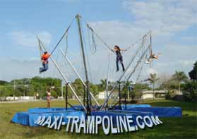 TRAILER BUNGEE TRAMPOLINE MOBILE by MAXI-TRAMPOLINE.com Leader in design and production of amusement sports attractions, recreation rides and Fun sport games like the BUNGEE TRAMPOLINE, bungy trampoline, 1in1 4in1 5in1 6in1 SALTO Trampolino, fix stationary portable and mobile bungee trampoline on trailer, ELASTIC jump 1 way 2 ways 4 ways 5 ways 6ways, aerojump, 1-in-1 eurobungee trampolin, trailer CLIMBING walls, COMBO jumping and climbing wall 2 bays 3bays 4 bays, Funball Shootair compressed air cannons ball from 1 to 30 cannons, Playgrounds, Bobsleigh Roller Coaster, Rodeo mechanic bull and horse, Aero spaces bikes, bungy jumping, Sling Shot, play grounds, aerotrim gyroscope, extreme Fun rides, foam air cannon ball game, inflatable thing, Leisure theme ATTRACTIONS and AMUSEMENT Parks CONSULTING… and more products and services - WEB SITE: www.maxi-trampoline.com - CONTACT EMAIL: infogames@maxi-trampoline.com