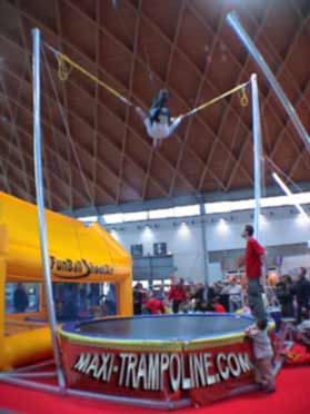 MONO BUNGEE TRAMPOLINE 1in1 by MAXI-TRAMPOLINE.com Leader in design and production of amusement sports attractions, recreation rides and Fun sport games like the MONO BUNGEE TRAMPOLINE, mono bungy trampoline, 1-in-1 SALTO Trampolino, stationary and mobile bungee trampoline, ELASTIC jump 1 way, aerojump, 1in1 eurobungy trampolin, trailer CLIMBING walls, COMBO jumping and climbing wall 3 bays, Funball Shootair compressed air cannons ball, Playgrounds, Bobsleigh Roller Coaster, Rodeo mechanic bull and horse, Aero spaces bikes, bungy jumping, Sling Shot, gyroscope, extreme Fun rides, foam air cannon ball game, inflatable thing, Leisure theme ATTRACTIONS and AMUSEMENT Parks CONSULTING… and more products and services - WEB SITE: www.maxi-trampoline.com - CONTACT EMAIL: infogames@maxi-trampoline.com