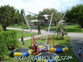 TRAILER BUNGEE TRAMPOLINE MOBILE by MAXI-TRAMPOLINE.com Leader in design and production of amusement sports attractions, recreation rides and Fun sport games like the BUNGEE TRAMPOLINE, bungy trampoline, 1in1 4in1 5in1 6in1 SALTO Trampolino, fix stationary portable and mobile bungee trampoline on trailer, ELASTIC jump 1 way 2 ways 4 ways 5 ways 6ways, aerojump, 1-in-1 eurobungee trampolin, trailer CLIMBING walls, COMBO jumping and climbing wall 2 bays 3bays 4 bays, Funball Shootair compressed air cannons ball from 1 to 30 cannons, Playgrounds, Bobsleigh Roller Coaster, Rodeo mechanic bull and horse, Aero spaces bikes, bungy jumping, Sling Shot, play grounds, aerotrim gyroscope, extreme Fun rides, foam air cannon ball game, inflatable thing, Leisure theme ATTRACTIONS and AMUSEMENT Parks CONSULTING… and more products and services - WEB SITE: www.maxi-trampoline.com - CONTACT EMAIL: infogames@maxi-trampoline.com